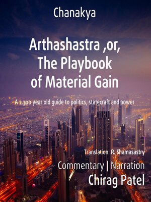 cover image of Arthashastra, or, the Playbook of Material Gain